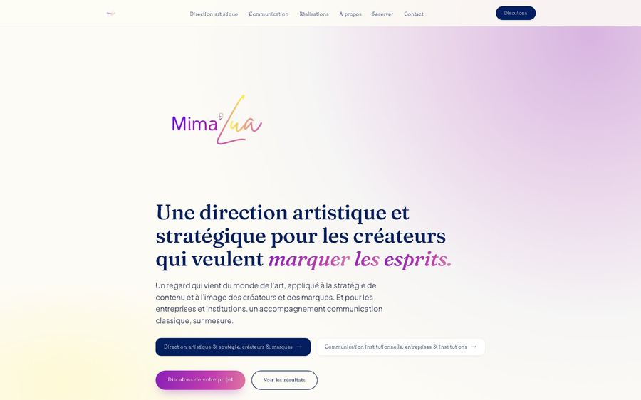 Site Mima'lua, agence de communication en Guyane